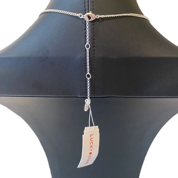 Gun Metal Lock w/ Gold Toned Key.Pendant on Serpentine Chain. - Picture 5 of 6